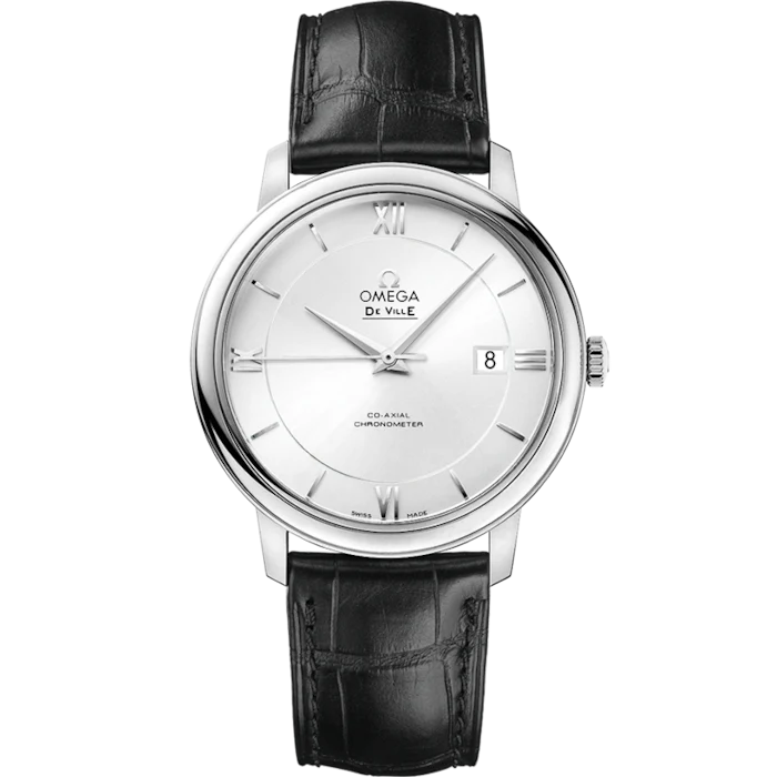 Omega De Ville Prestige 39.5 mm Silver Dial Stainless Steel Strap 424.13.40.20.02.001