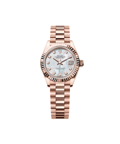 Rolex Lady-Datejust 28mm 279175 Mother-of-Pearl Dial President Everose Gold
