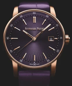 Alternative view of Audemars Piguet Code 11.59 Selfwinding 38mm Pink Rose Gold Purple Dial | 77410OR.OO.A623CR.01