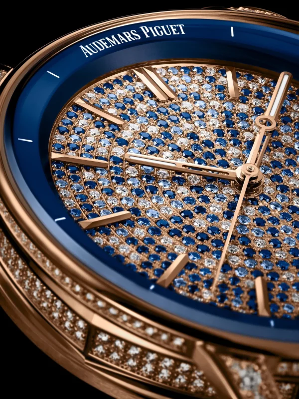 Audemars Piguet Code 11.59 Selfwinding Pink Gold Blue Sapphires & Diamond Dial 38 mm | 77410OR.ZZ.D343CR.01