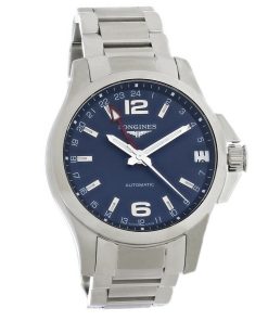 Longines Men's L3.687.4.99.6 Conquest Stainless Steel Watch