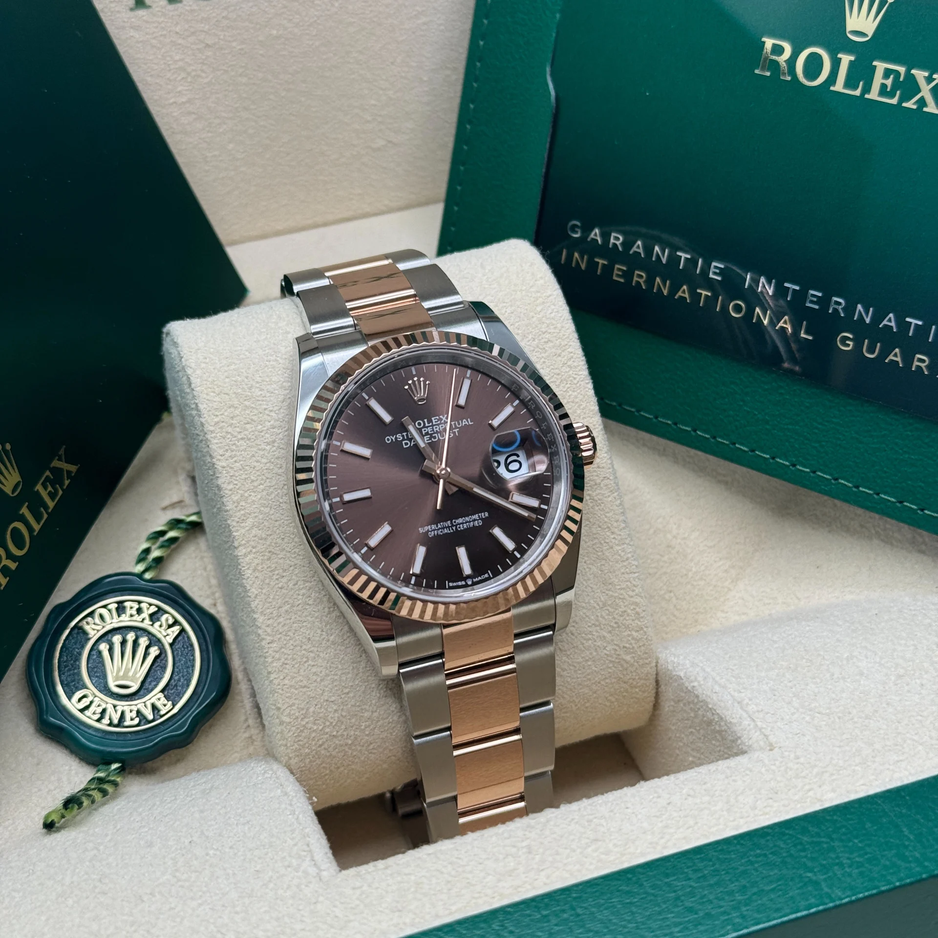 Rolex Datejust 36mm 126231 Chocolate Dial Oyster Bracelet - Image 4