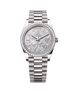 Rolex Day-Date 40mm 228349RBR-0040 Meteorite Dial President Bracelet