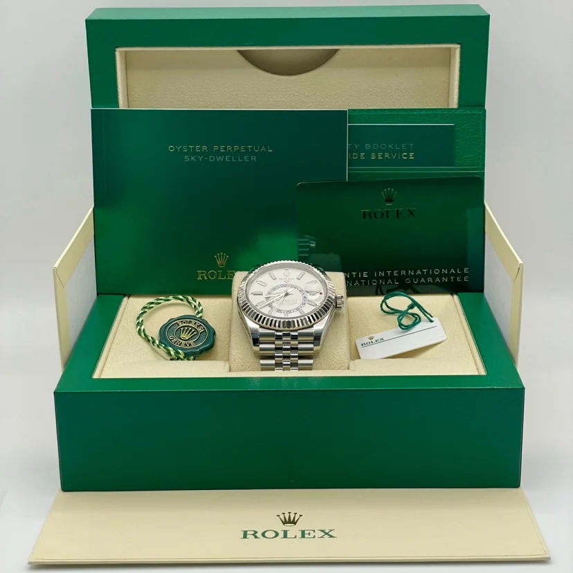 Rolex Sky-Dweller 42mm 336934-0004 Stainless Steel White Dial Oyster - Image 9