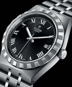 Alternative view of TUDOR Royal 38mm Black Roman Dial Automatic Bracelet Watch M28500-0003