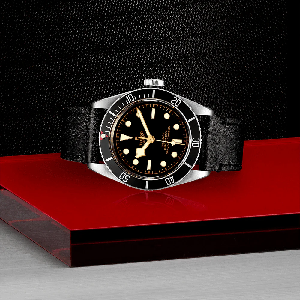 TUDOR Black Bay 41mm Black Dial & Bezel Men's Automatic Strap Watch M79230N-0008 - Image 2