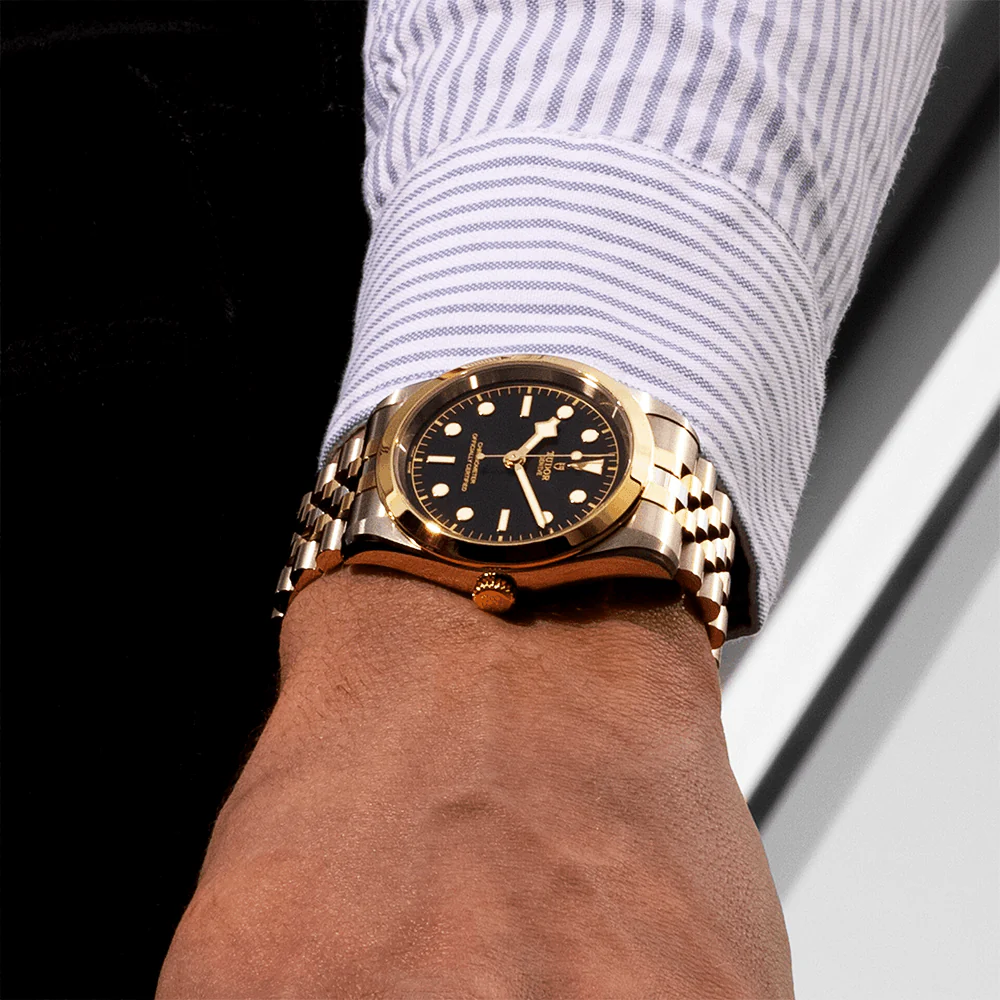 TUDOR Black Bay 41mm S&G Black Dial Automatic Men's Bracelet Watch M79683-0001 - Image 3