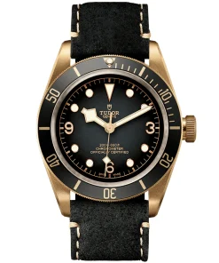 TUDOR Black Bay Bronze 43mm Slate Grey Dial Men's Automatic Leather Strap Watch M79250BA-0001