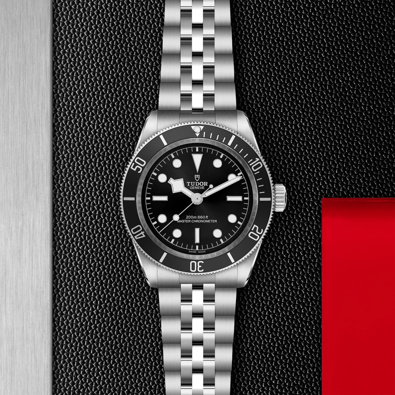 TUDOR Black Bay 41mm Black Dial & Bezel Men's Five-Link Bracelet Watch M7941A1A0NU-0003 - Image 2