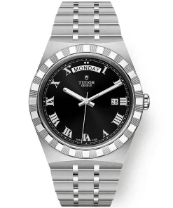 TUDOR Royal Date/Day 41mm Black Roman Dial Men's Automatic Watch M28600-0003