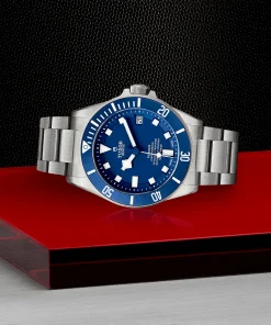 Alternative view of TUDOR Pelagos 42mm Blue Dial & Ceramic Bezel Men's Titanium Automatic Watch M25600TB-0001