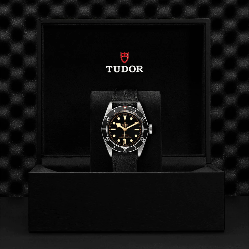 TUDOR Black Bay 41mm Black Dial & Bezel Men's Automatic Strap Watch M79230N-0008 - Image 4