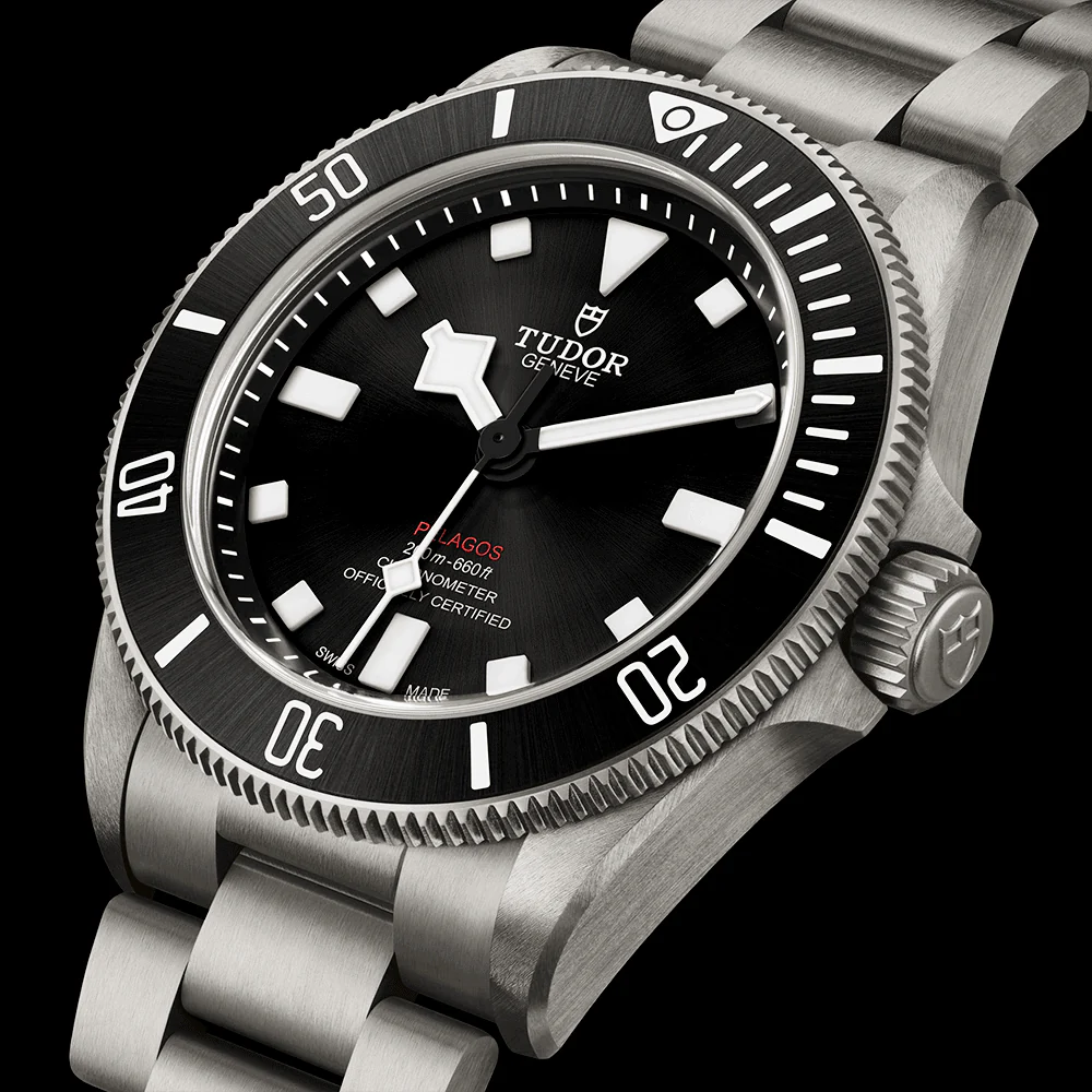 TUDOR Pelagos 39mm Black Sunray Dial & Ceramic Bezel Titanium Automatic Watch M25407N-0001 - Image 2