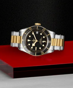Alternative view of TUDOR Black Bay S&G 41mm Black/Gold Dial Automatic Men's Bracelet Watch M79733N-0008