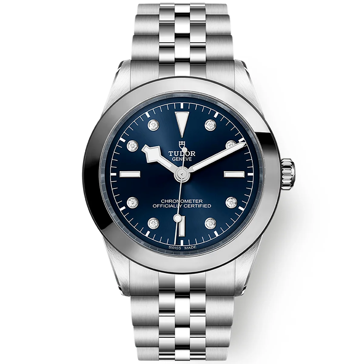 TUDOR Black Bay 39mm Blue Diamond Set Dial Men's Bracelet Watch M79660-0005