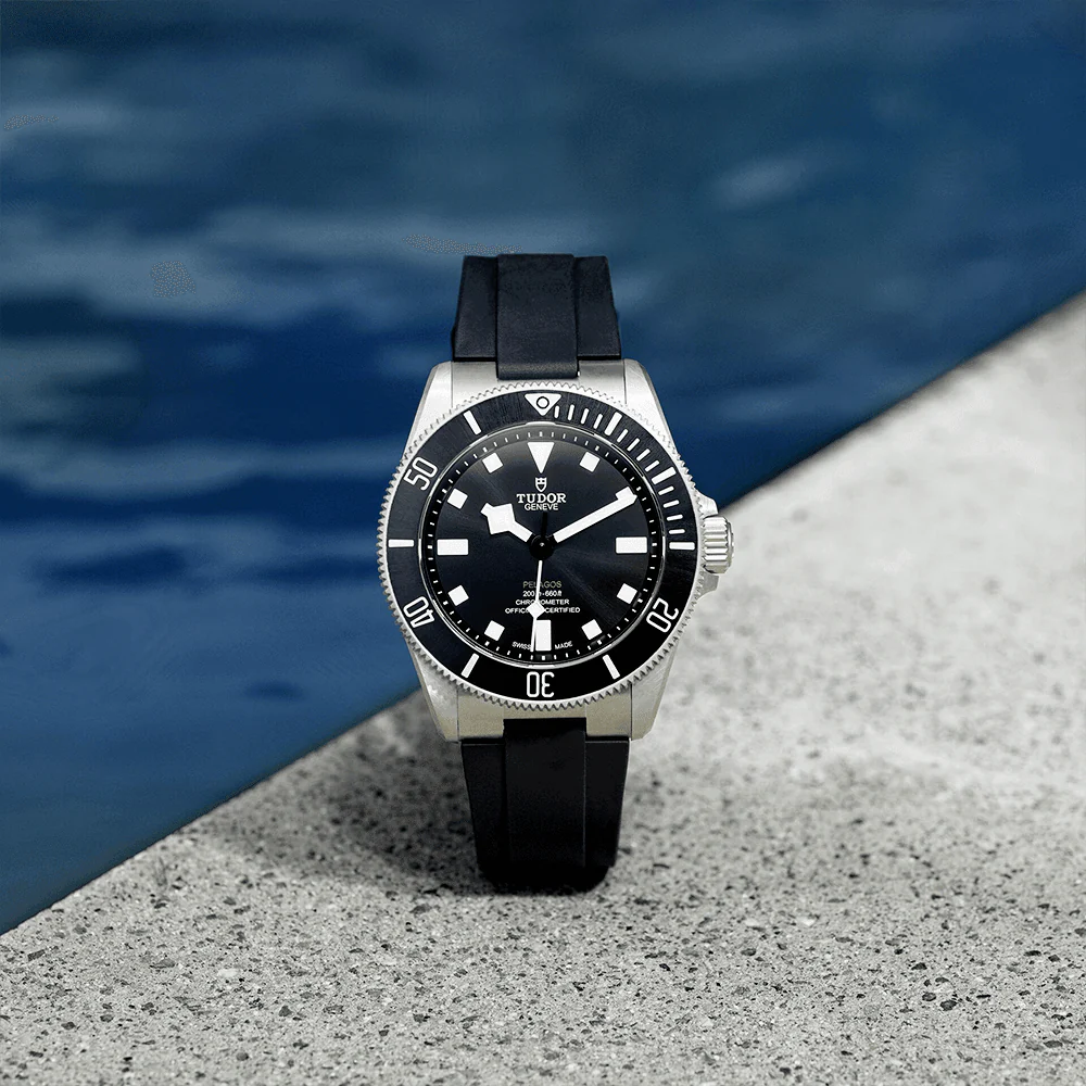 TUDOR Pelagos 39mm Black Sunray Dial & Ceramic Bezel Titanium Automatic Watch M25407N-0001 - Image 5