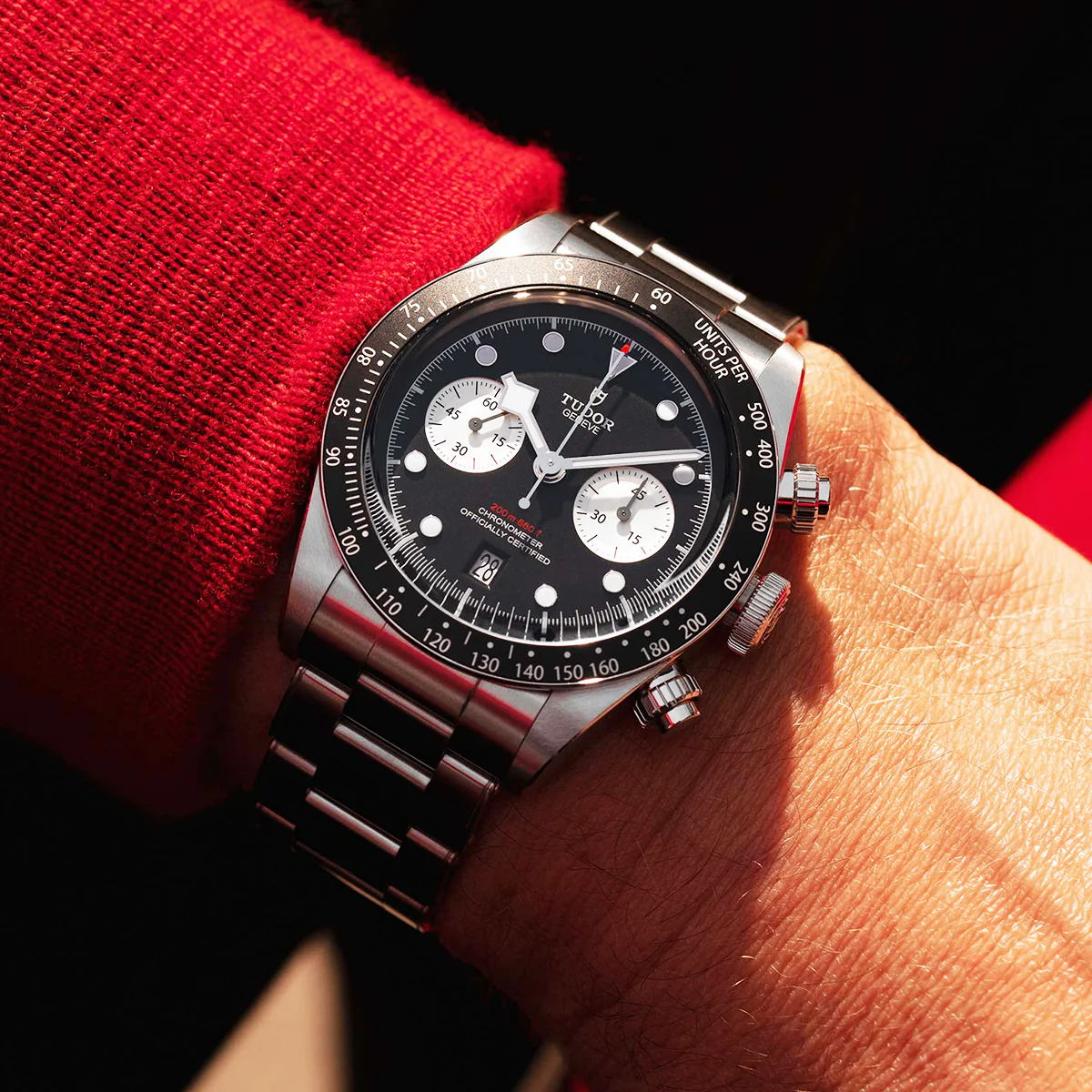 TUDOR Black Bay Chrono 41mm Black/Silver Dial Men's Automatic Bracelet Watch M79360N-0001 - Image 3