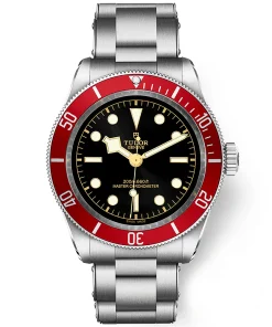 TUDOR Black Bay 41mm Black Dial & Red Bezel Men's Bracelet Watch M7941A1A0RU-0001