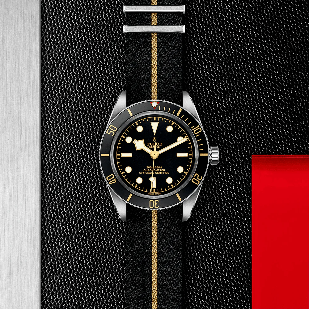 TUDOR Black Bay 58 39mm Black Dial & Bezel Automatic Fabric Strap Watch M79030N-0003 - Image 3