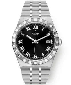 TUDOR Royal 38mm Black Roman Dial Automatic Bracelet Watch M28500-0003