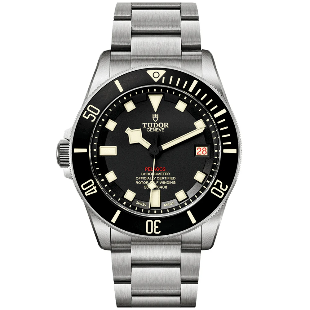TUDOR Pelagos LHD 42mm Black Dial & Ceramic Bezel Men's Titanium Automatic Watch