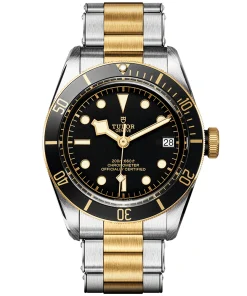 TUDOR Black Bay S&G 41mm Black/Gold Dial Automatic Men's Bracelet Watch M79733N-0008
