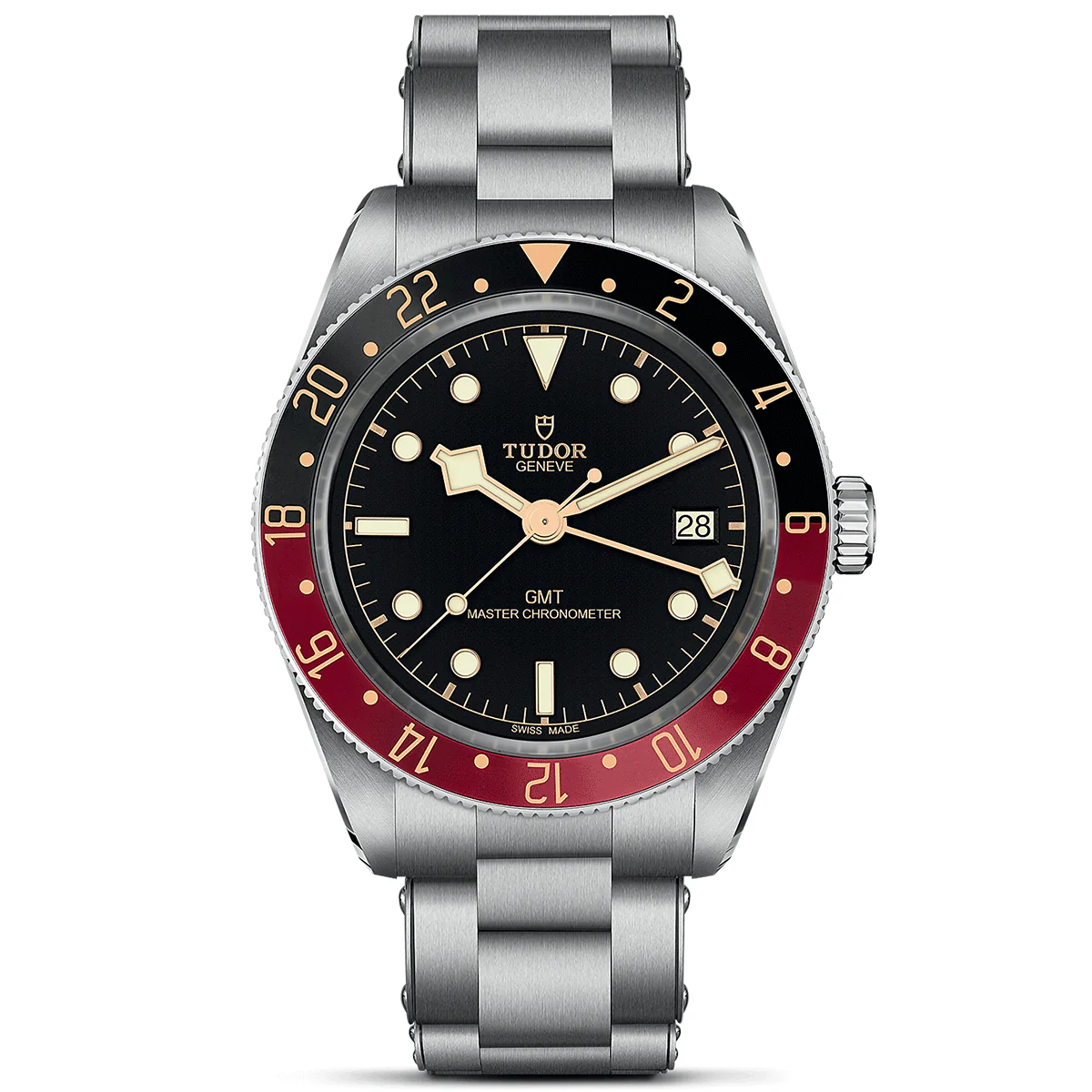 TUDOR Black Bay 58 GMT 39mm Black/Red Bezel Automatic Bracelet Watch M7939G1A0NRU-0001