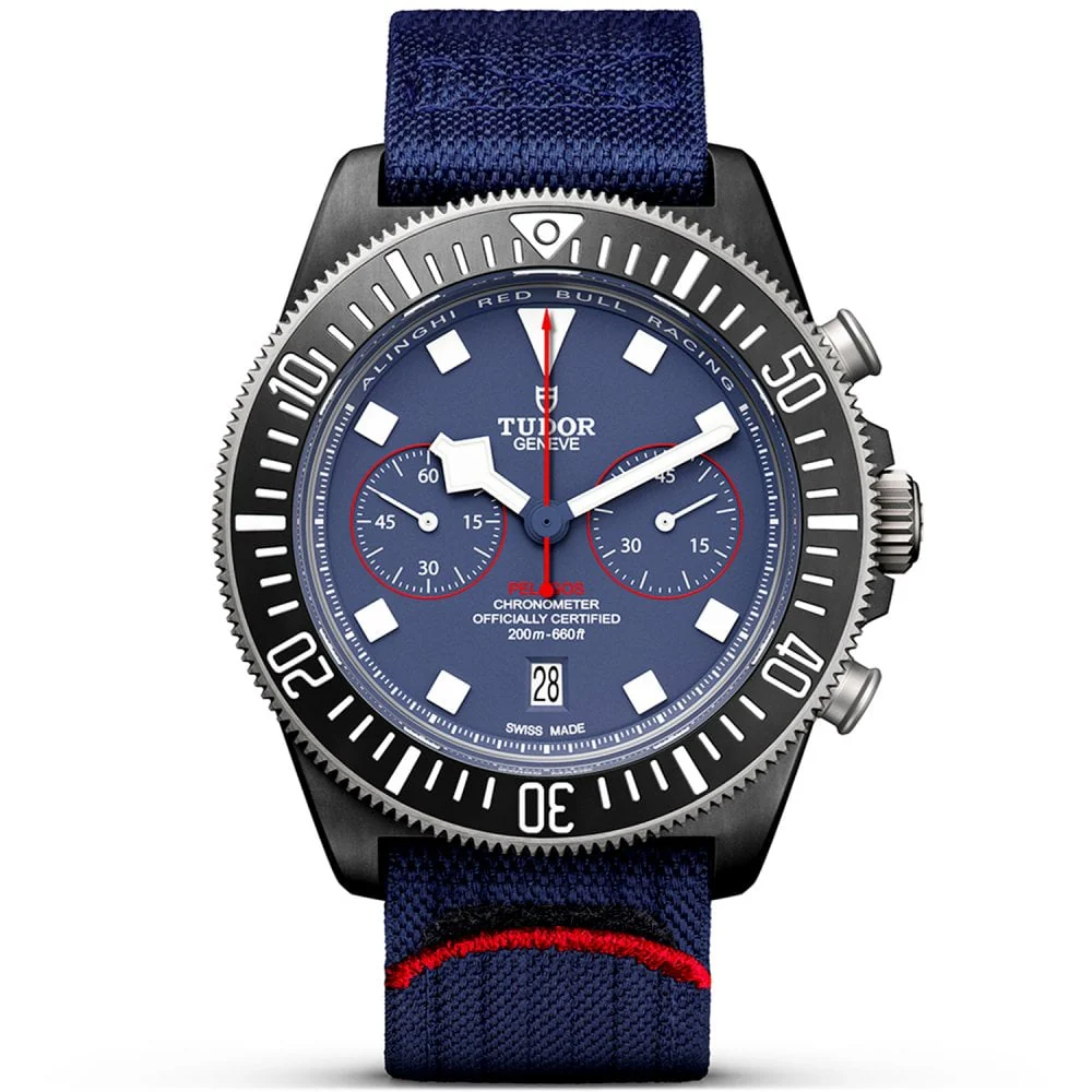 TUDOR Pelagos FXD x Red Bull Alinghi Edition 42mm Men's Chronograph Watch M25807KN-0001