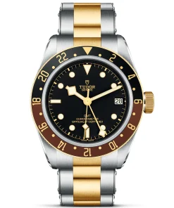 TUDOR Black Bay GMT S&G Steel and 18ct Yellow Gold 41mm Bracelet Watch M79833MN-0001