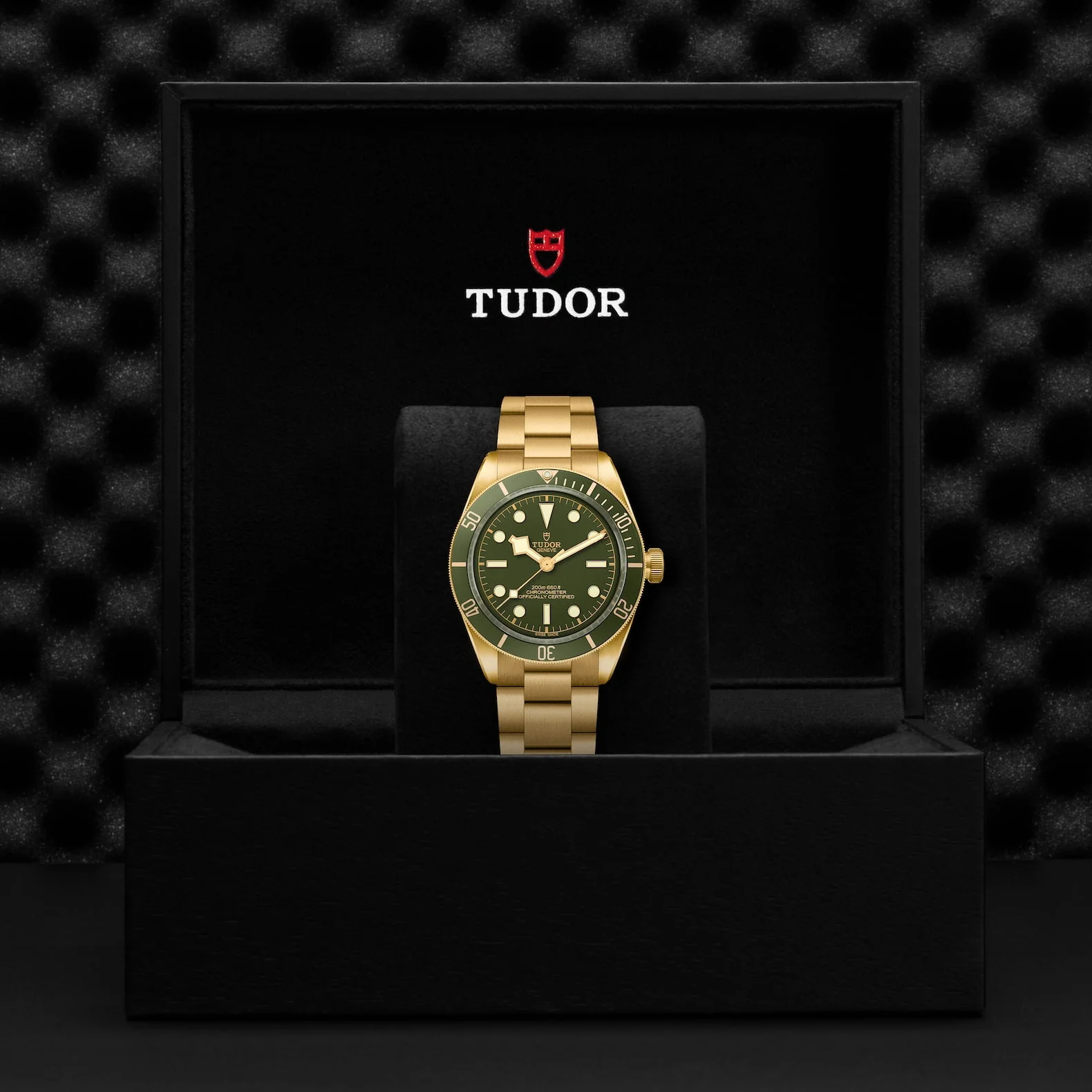 TUDOR Black Bay 58 18K 39mm 18ct Yellow Gold Green Dial Bracelet Watch M79018V-0006 - Image 4