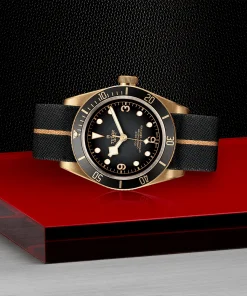 Alternative view of TUDOR Black Bay Bronze 43mm Slate Grey Dial Men's Automatic Fabric Strap Watch M79250BA-0002