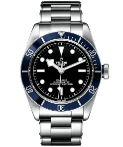 TUDOR Black Bay 41mm Black Dial & Blue Bezel Men's Automatic Bracelet Watch M79230B-0008