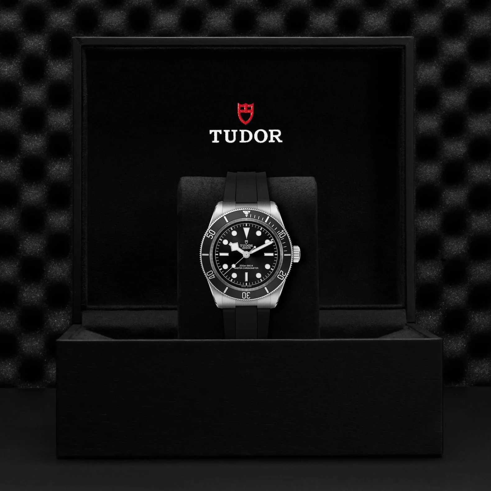 TUDOR Black Bay 41mm Black Dial & Bezel Men's Rubber Strap Watch M7941A1A0NU-0002 - Image 4