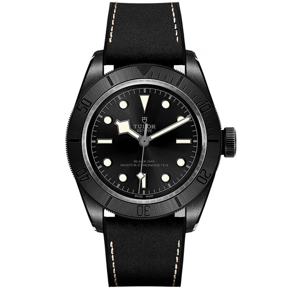 TUDOR Black Bay Ceramic 41mm Black Dial Automatic Men's Watch M79210CNU-0001