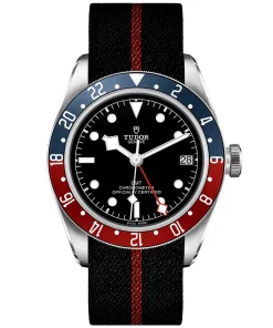 TUDOR Black Bay GMT 41mm Black Dial Automatic Men's Fabric Strap Watch M79830RB-0003