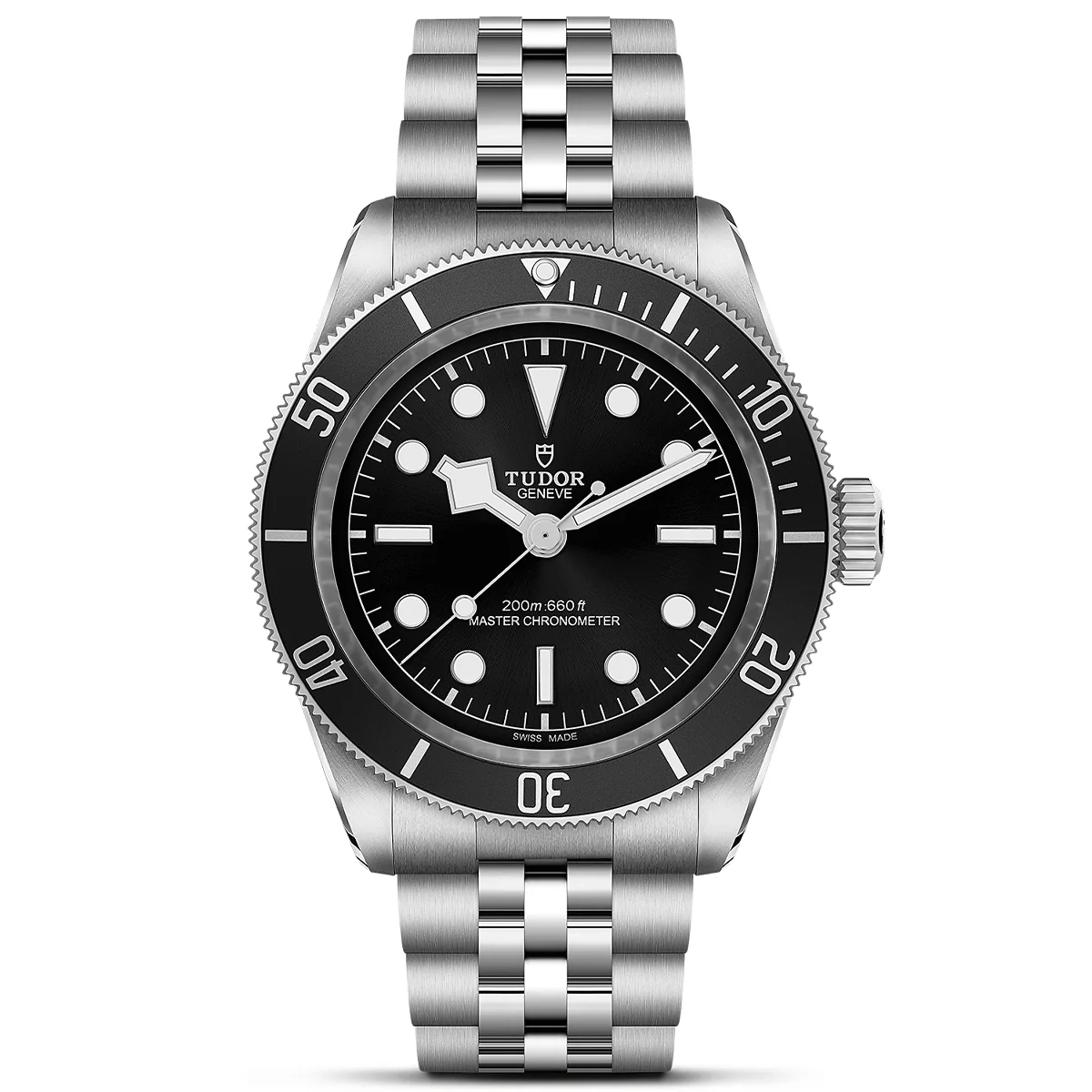 TUDOR Black Bay 41mm Black Dial & Bezel Men's Five-Link Bracelet Watch M7941A1A0NU-0003