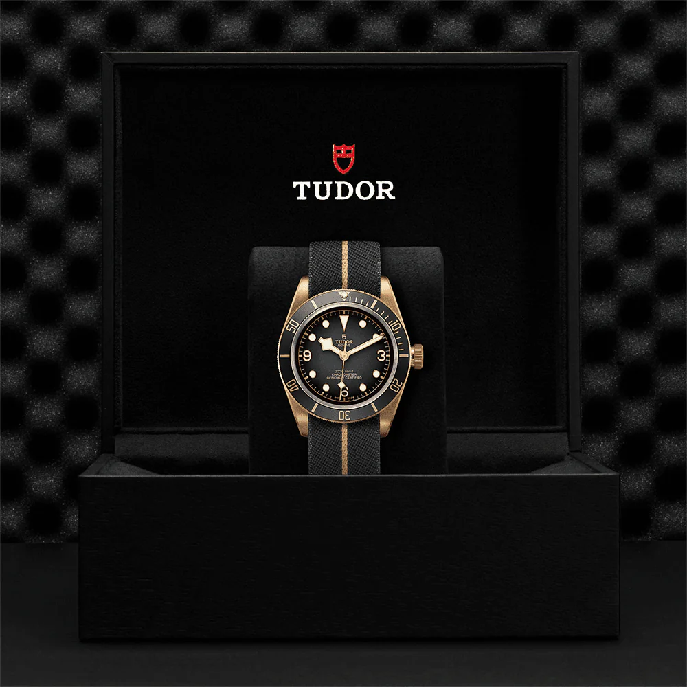 TUDOR Black Bay Bronze 43mm Slate Grey Dial Men's Automatic Fabric Strap Watch M79250BA-0002 - Image 4