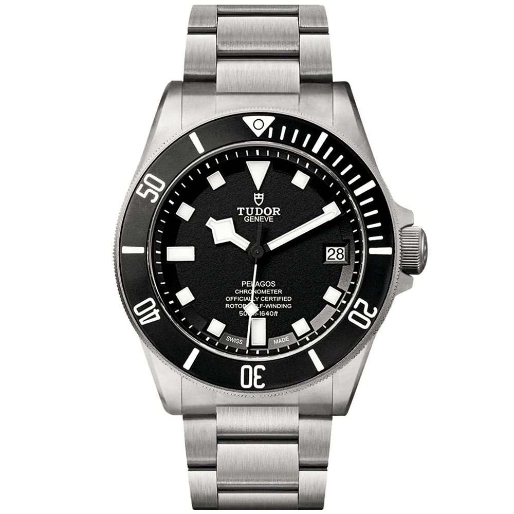 TUDOR Pelagos 42mm Black Dial & Ceramic Bezel Men's Titanium Automatic Watch M25600TN-0001