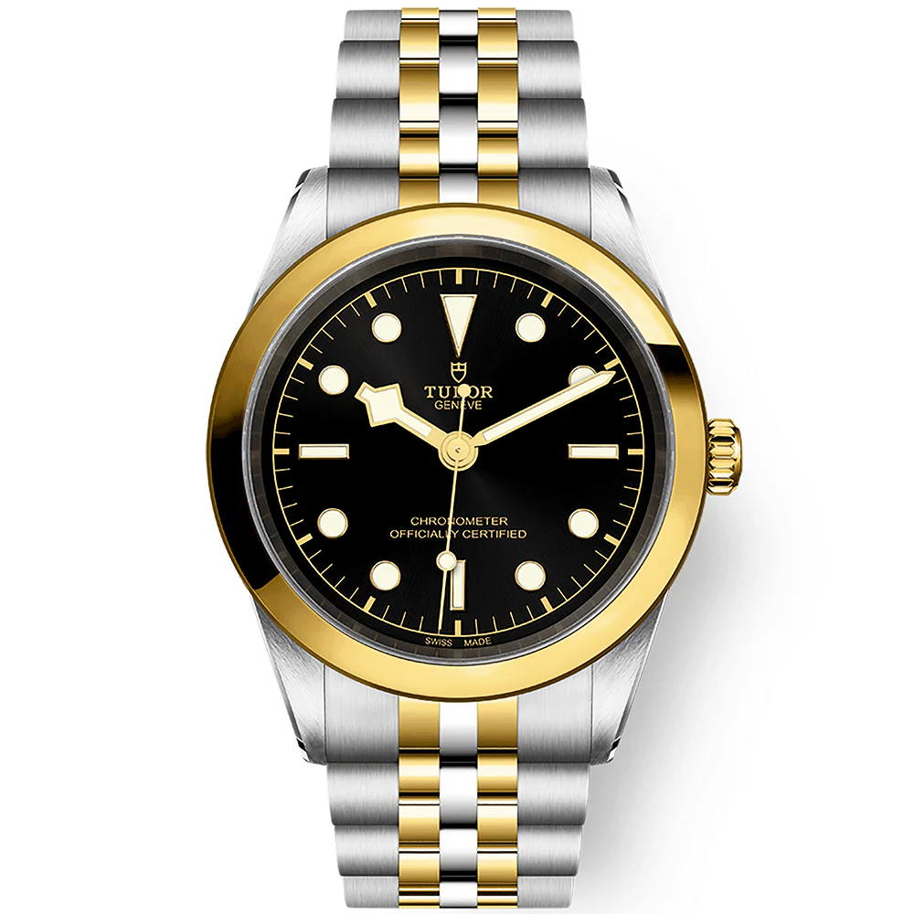 TUDOR Black Bay 41mm S&G Black Dial Automatic Men's Bracelet Watch M79683-0001