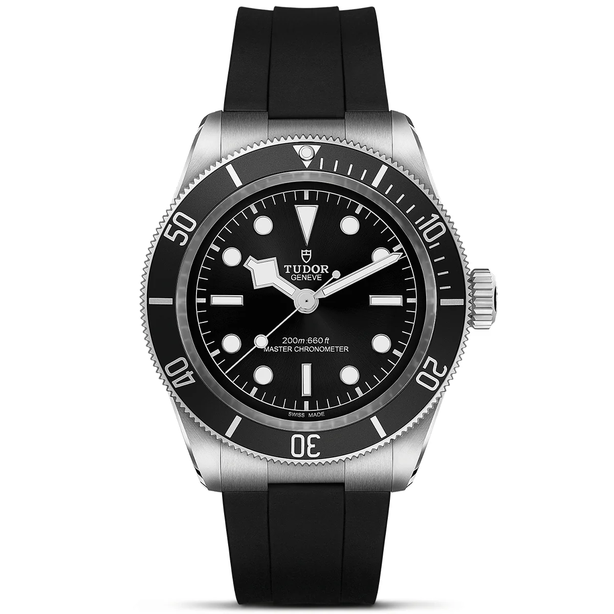 TUDOR Black Bay 41mm Black Dial & Bezel Men's Rubber Strap Watch M7941A1A0NU-0002
