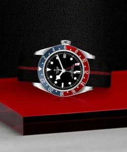Alternative view of TUDOR Black Bay GMT 41mm Black Dial Automatic Men's Fabric Strap Watch M79830RB-0003
