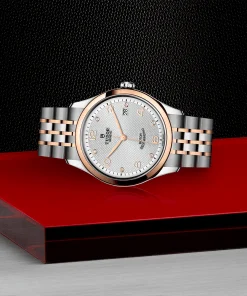 Alternative view of TUDOR 1926 39mm Two-Tone Silver Diamond Dial Men's Automatic Bracelet Watch M91551-0002